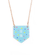 Motivational Little Message Necklace - 坚强 Strong