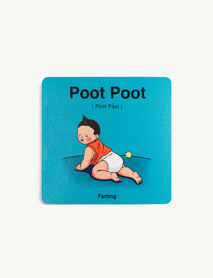 Baby Talk Wooden Coasters - Home by wheniwasfour | 小时候, Singapore local artist online gift store