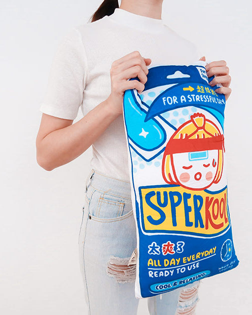 Superkool Plush Toy - Plushies by wheniwasfour | 小时候, Singapore local artist online gift store