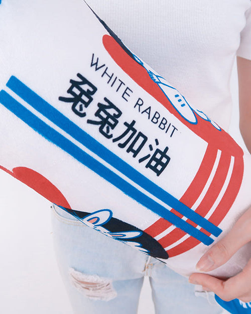 White Rabbit Sweet Plush Toy - Plushies by wheniwasfour | 小时候, Singapore local artist online gift store