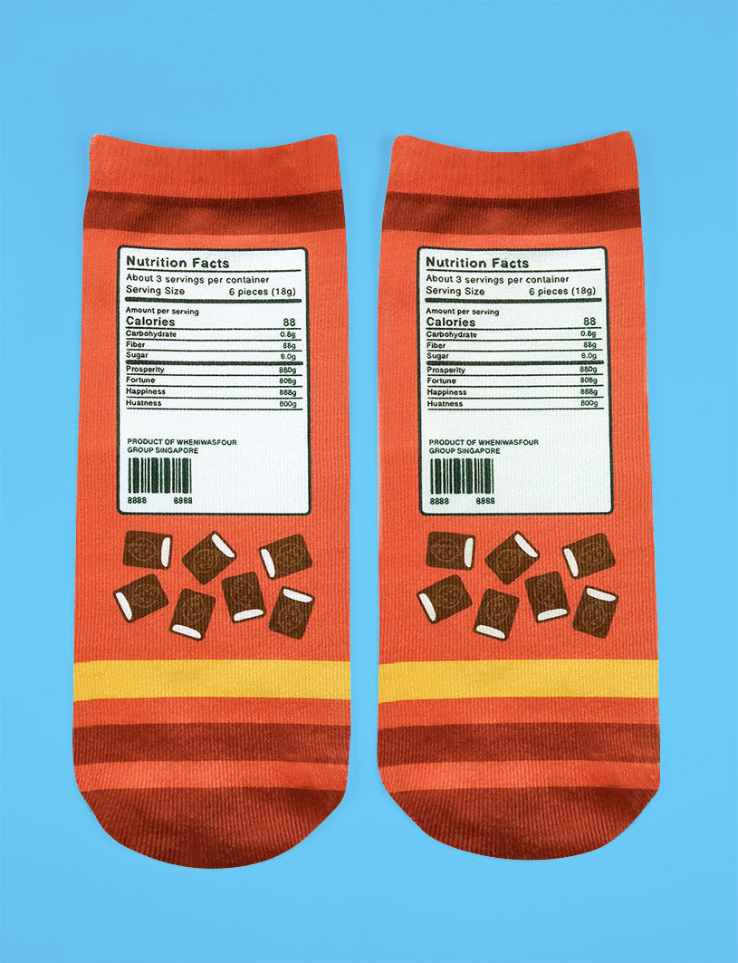 Yan Dao socks - Apparel by wheniwasfour | 小时候, Singapore local artist online gift store