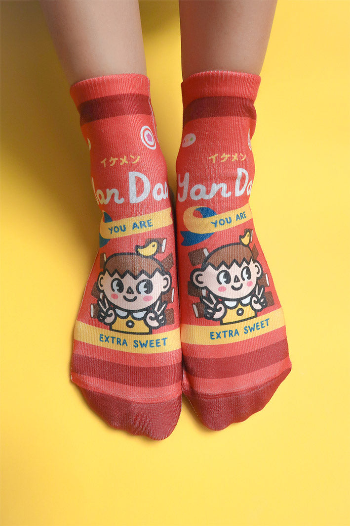 Yan Dao socks - Apparel by wheniwasfour | 小时候, Singapore local artist online gift store