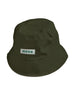 Army Green Bucket Hat with Velcro Patch