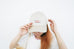 Beige Baseball Cap with Velcro Patch