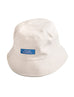 Beige Bucket Hat with Velcro Patch