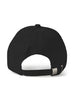 Black Baseball Cap with Velcro Patch