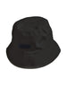 Black Bucket Hat with Velcro Patch