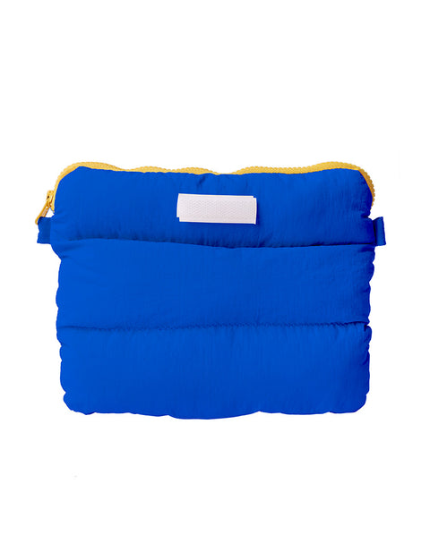 Electric Blue Pong Pong Bag