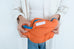 Orange Pong Pong Bag