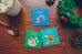 Mini Christmas Greeting Cards - Set of 3