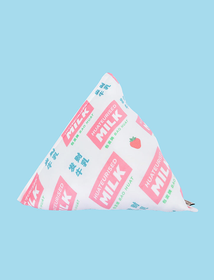 Triangular Strawberry Milk Pack Plush Toy | Home & Living ...