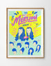 Merlion Hairstyle Hanging Poster