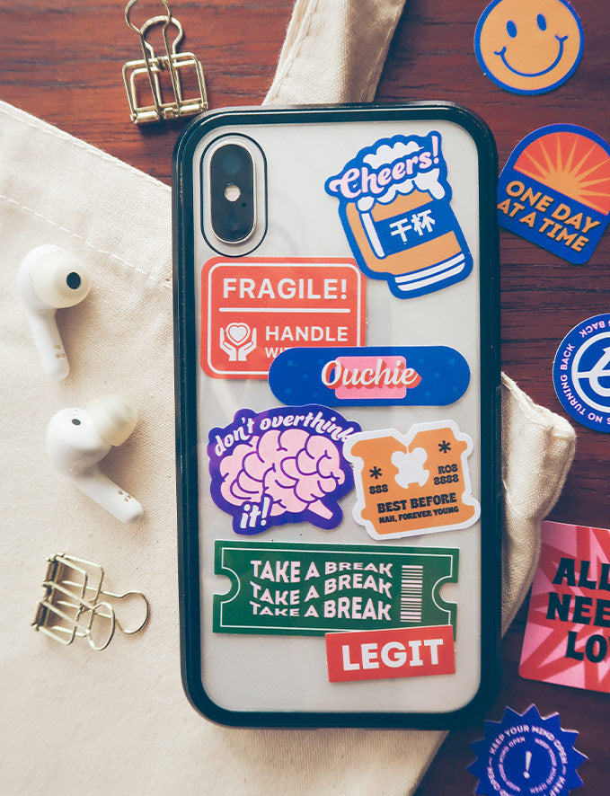 Stay Cool Decal Sticker Pack - Sticker by wheniwasfour | 小时候, Singapore local artist online gift store