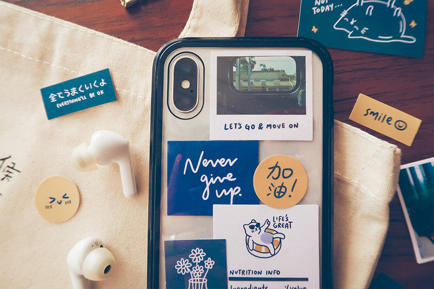Live Simply Decal Sticker Pack - Sticker by wheniwasfour | 小时候, Singapore local artist online gift store