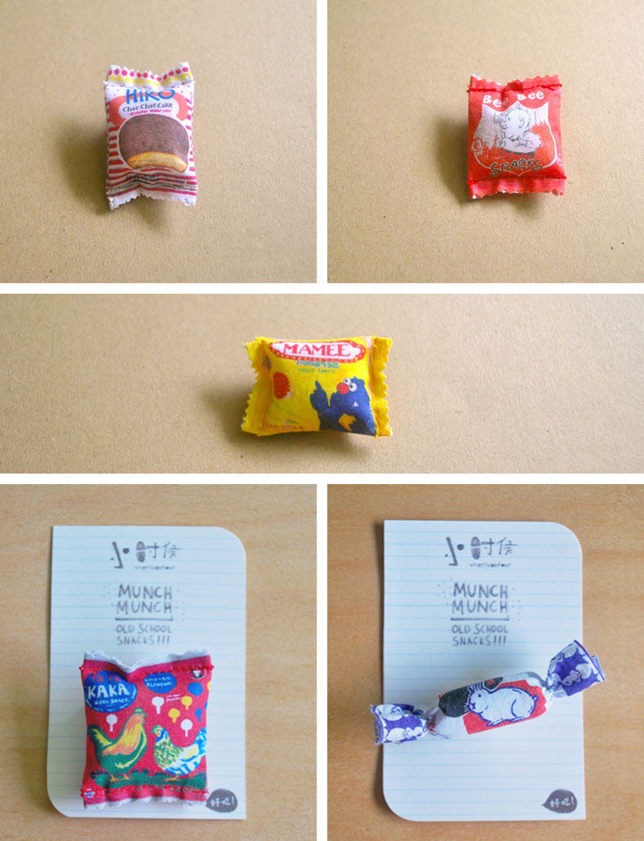 Nostalgic Badges - Hiro, Bee Bee, Mamee, Kaka, White Rabbit