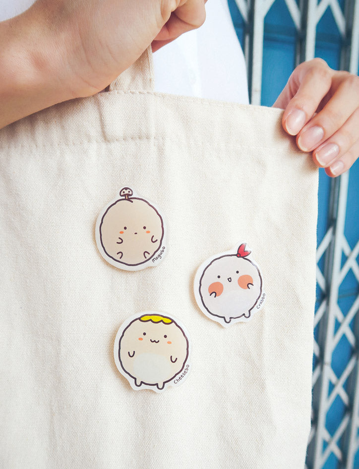 Fuzobo Pin - Accessories by wheniwasfour | 小时候, Singapore local artist online gift store