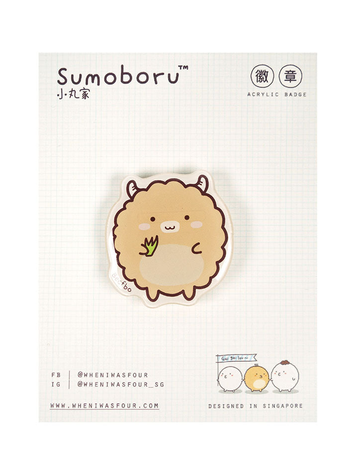 Sumoboru Hotpot Totebag + 2 Pins - Canvas Tote Bags by wheniwasfour | 小时候, Singapore local artist online gift store