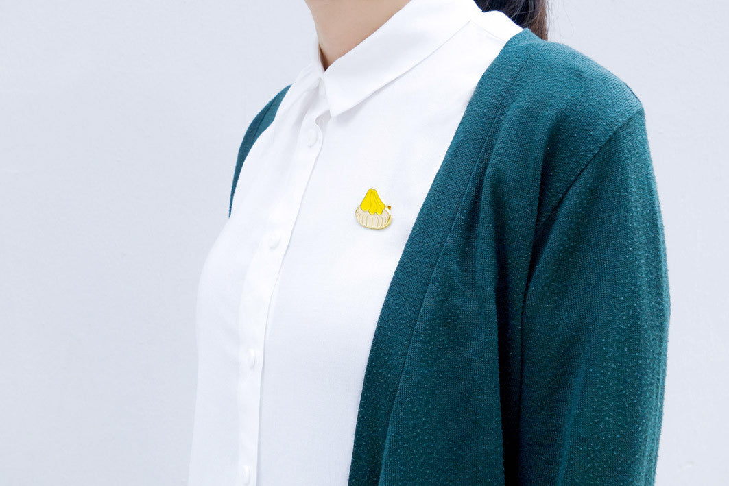 Fancy Gem Biscuit Enamel Pin - Accessories by wheniwasfour | 小时候, Singapore local artist online gift store