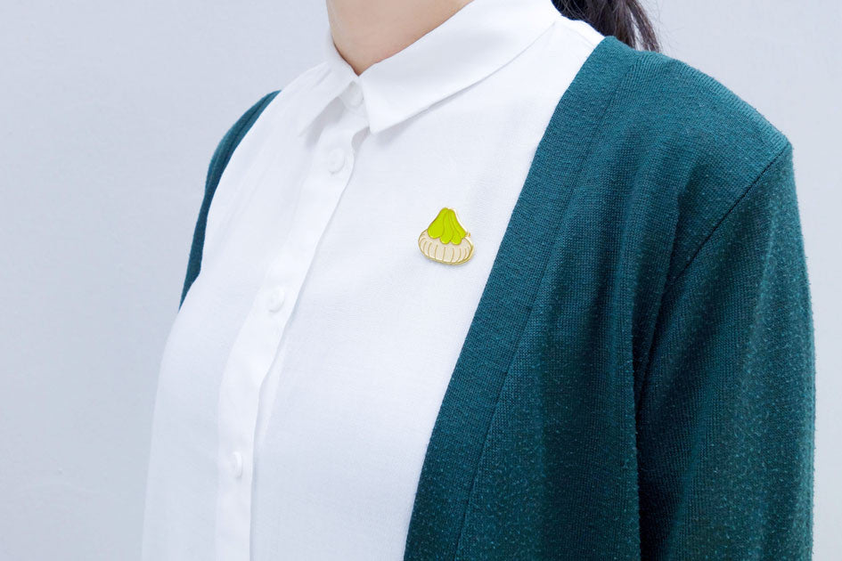 Fancy Gem Biscuit Enamel Pin - Accessories by wheniwasfour | 小时候, Singapore local artist online gift store