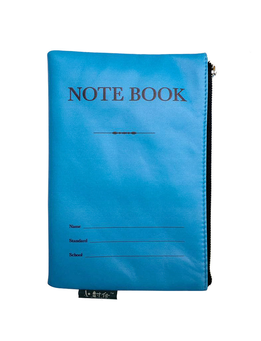Old-School Singapore Pouches - Blue Notebook