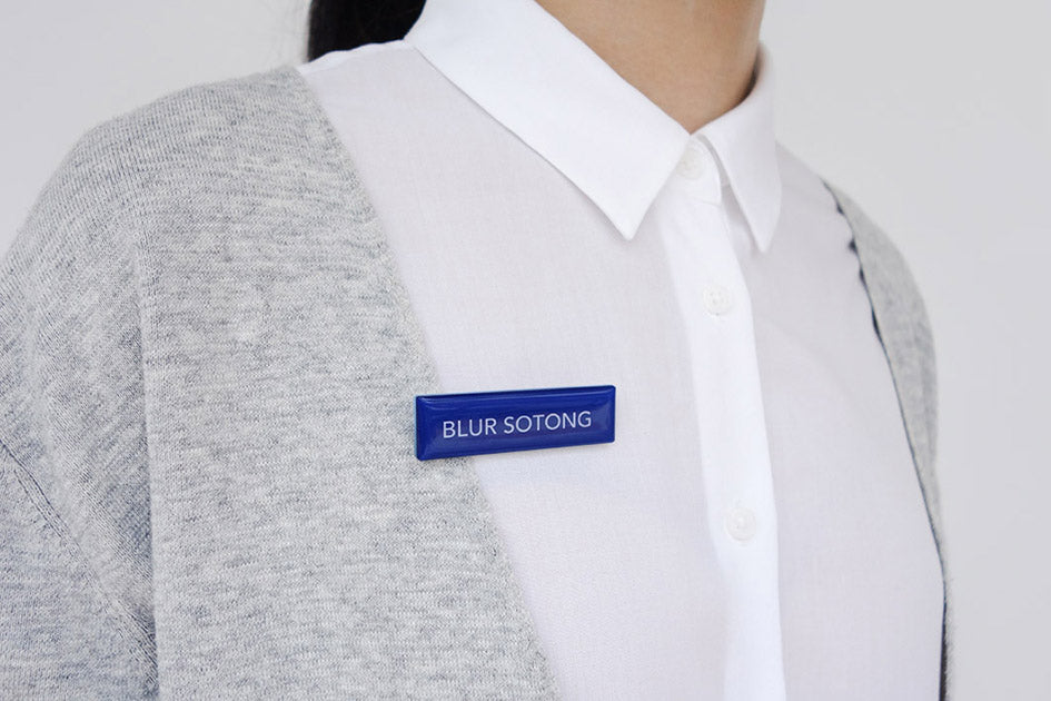 Back to School Name Tag Pin - Accessories by wheniwasfour | 小时候, Singapore local artist online gift store