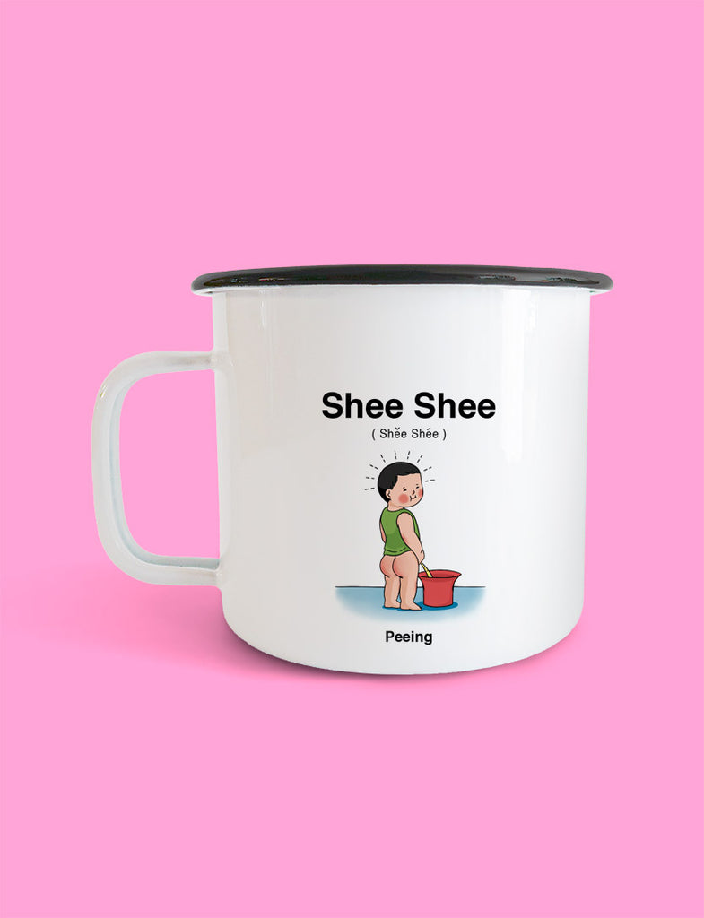 Shee Shee & Ngh Ngh Mug - Home by wheniwasfour | 小时候, Singapore local artist online gift store