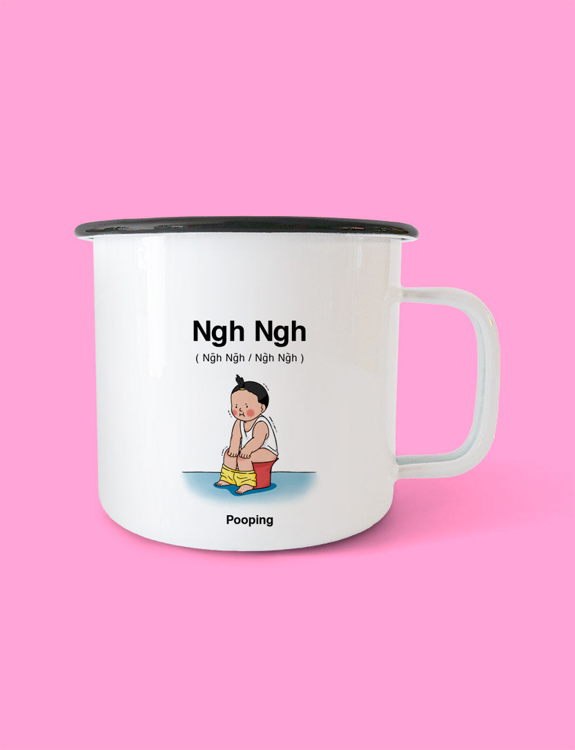 Shee Shee & Ngh Ngh Mug - Home by wheniwasfour | 小时候, Singapore local artist online gift store