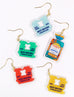 Bread Tag Dangling Earrings - Accessories by wheniwasfour | 小时候, Singapore local artist online gift store