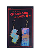 Brickgame Earrings - Accessories by wheniwasfour | 小时候, Singapore local artist online gift store