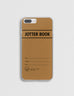 Old-School Singapore Jotter Book iPhone Cover