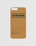 Jotter Book Modicase Film for iPhone in brown