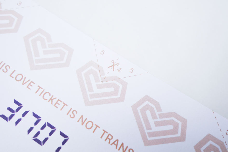 Love Ticket - Postcards by wheniwasfour | 小时候, Singapore local artist online gift store