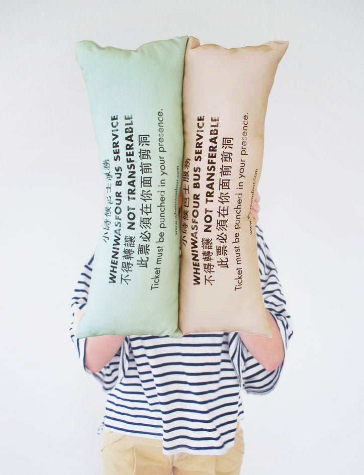 Old-School Bus Ticket Plushie