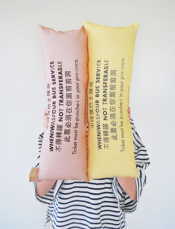 Old-School Bus Ticket Plushie