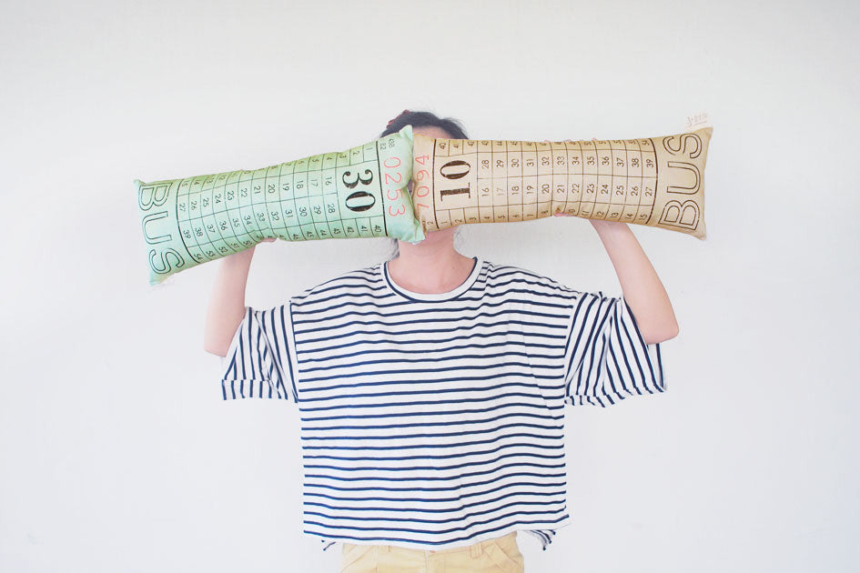 Wheniwasfour Old-School Bus Ticket Plushie