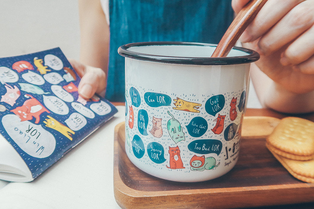 Lor Singlish Mug - Home by wheniwasfour | 小时候, Singapore local artist online gift store