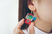 Gachapon Machine Dangling Earrings - Accessories by wheniwasfour | 小时候, Singapore local artist online gift store