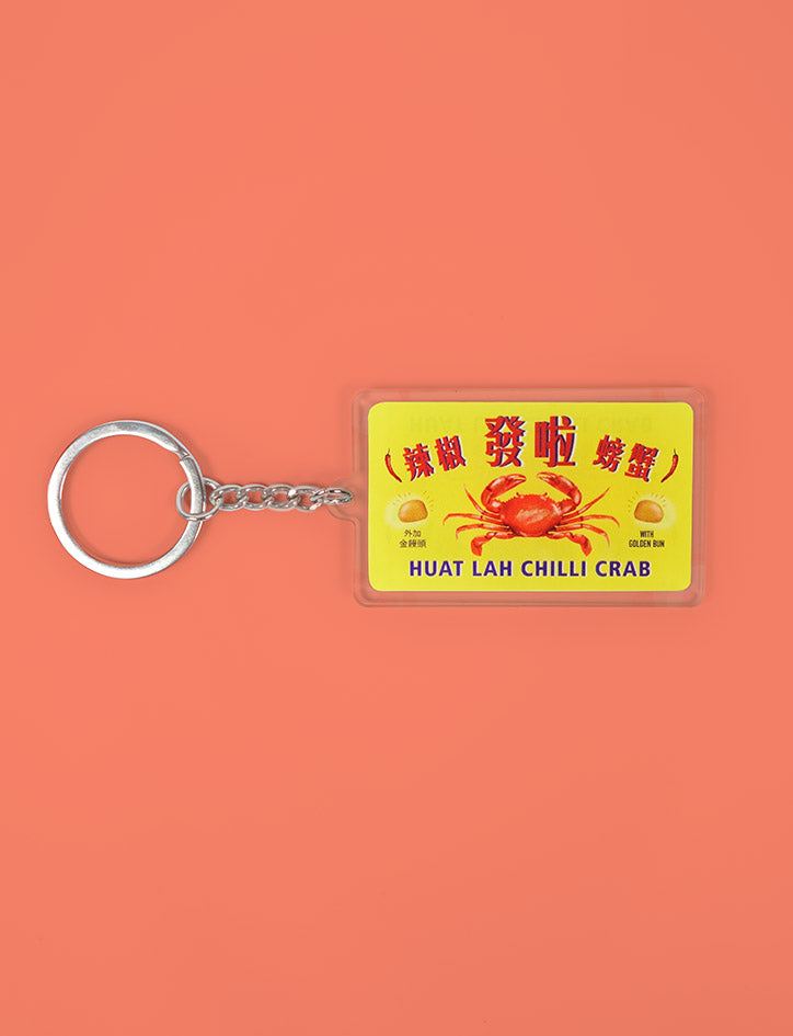 Chilli Crab Keychain - Accessories by wheniwasfour | 小时候, Singapore local artist online gift store