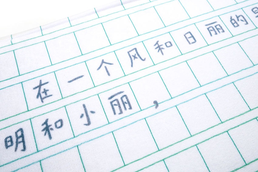 Chinese Composition Grid Door Mat - Home by wheniwasfour | 小时候, Singapore local artist online gift store