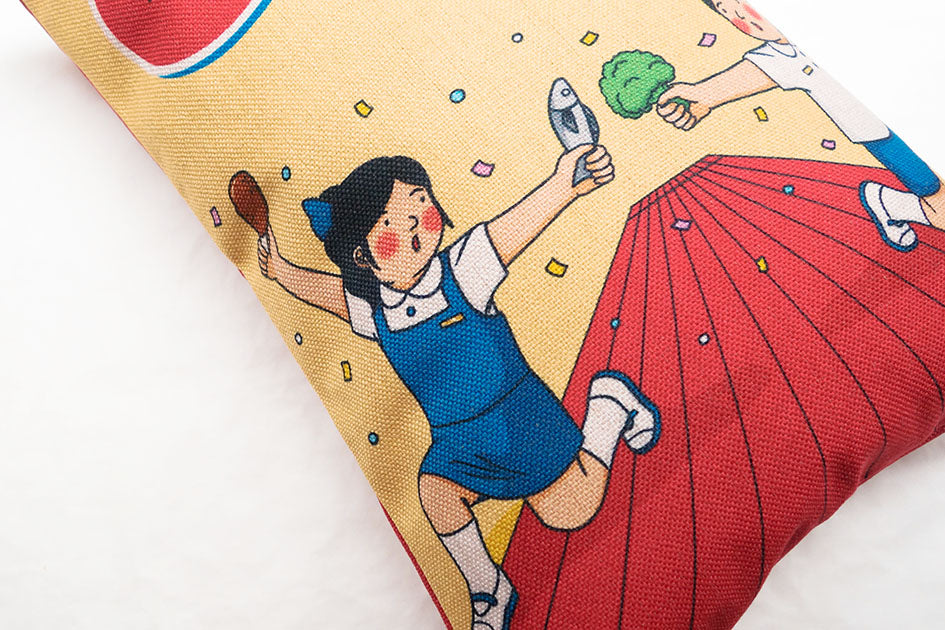 Wheniwasfour Cushion Covers - Good Citizen (好宝宝, 不挑食)