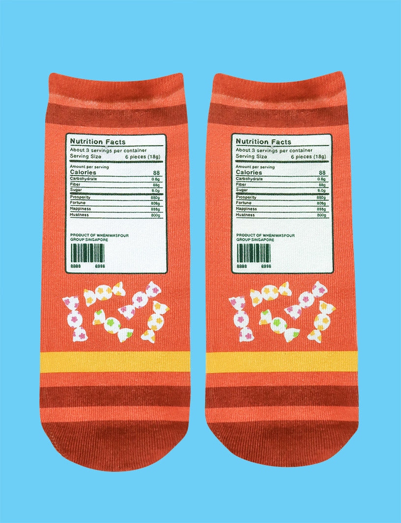 Chio Bu socks - Apparel by wheniwasfour | 小时候, Singapore local artist online gift store