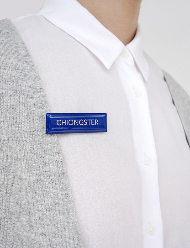 Back to School Name Tag Pin - Accessories by wheniwasfour | 小时候, Singapore local artist online gift store