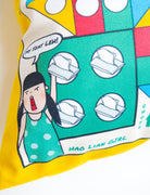 Old-School Board Games - Aeroplane Chess Cushion Cover