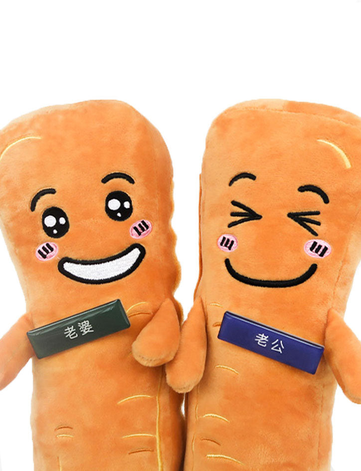 Valentine's Day Special | You Tiao Plushie, 老公 & 老婆 Name Tags Bundle - Accessories by wheniwasfour | 小时候, Singapore local artist online gift store