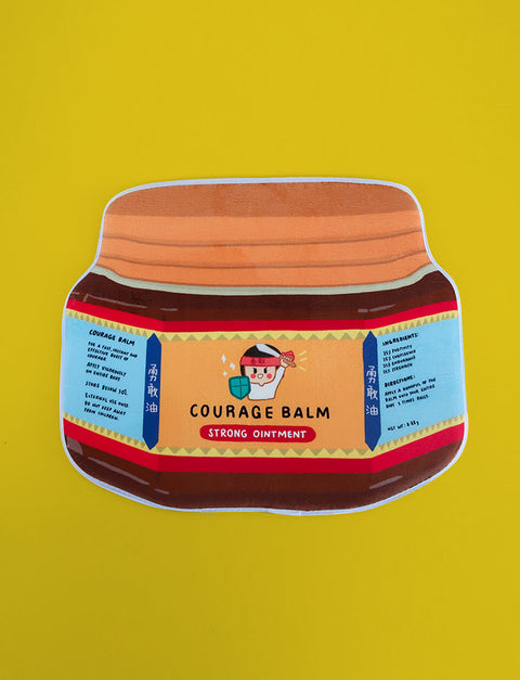 Courage Balm Door Mat - Home by wheniwasfour | 小时候, Singapore local artist online gift store