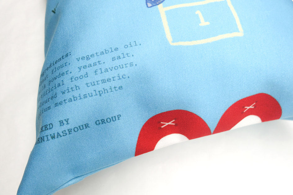 Quirky Singapore Cushion Cover - Cream Crackers Hopscotch