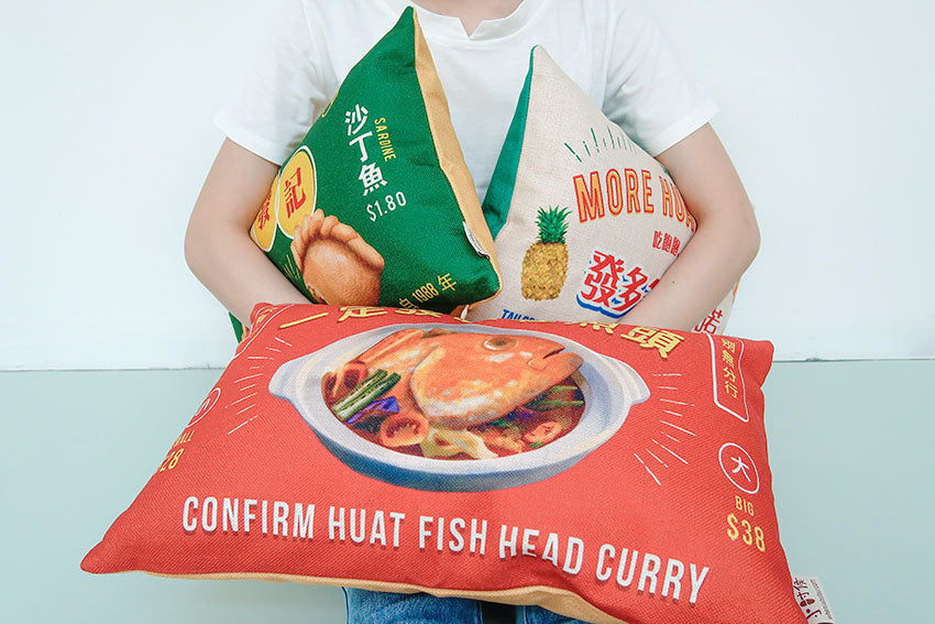 Singapore Food Cushion Covers