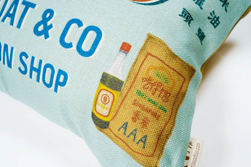 Singapore Souvenirs - Provision Shop Cushion Cover