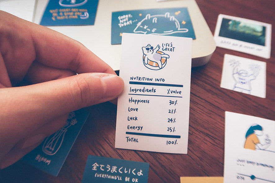 Live Simply Decal Sticker Pack - Sticker by wheniwasfour | 小时候, Singapore local artist online gift store