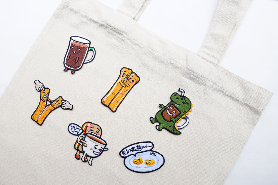 Kopitiam Heroes Iron-On Patches